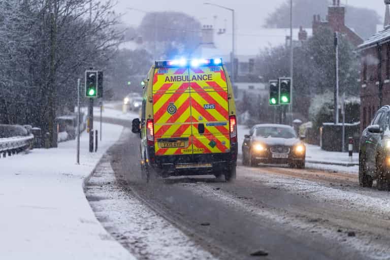Four children in critical condition after falling through ice in England Four children in critical condition after falling through ice in England