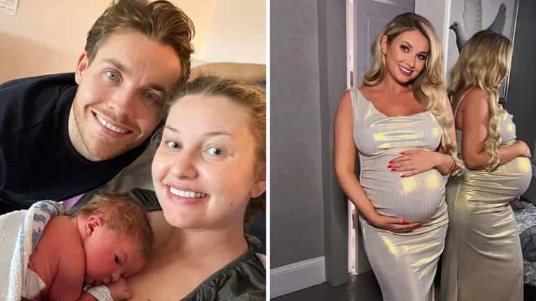 Love Island star Amy Hart has given birth to her first child Love Island star Amy Hart has given birth to her first child