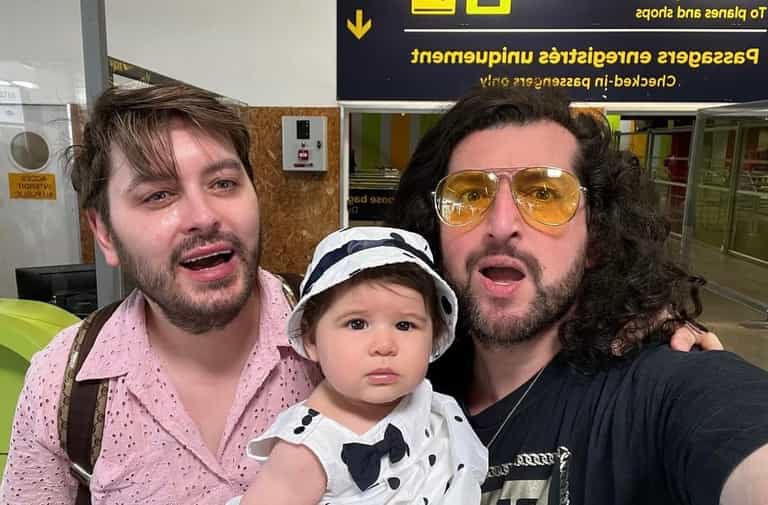 Brian Dowling in tears over emotional goodbye before airport nightmare Brian Dowling in tears over emotional goodbye before airport nightmare