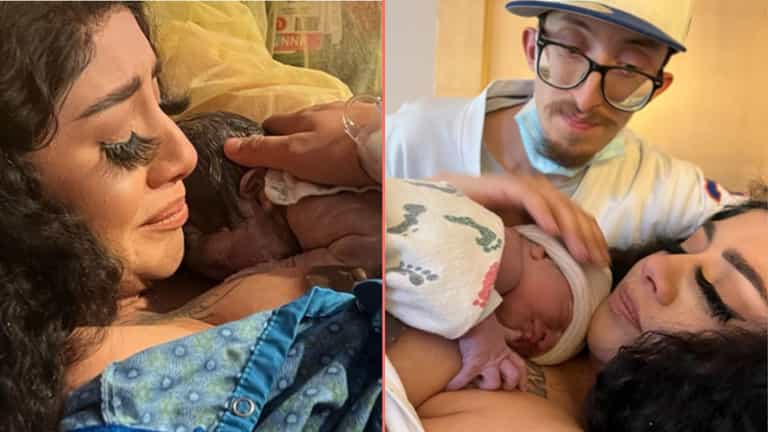 Woman spent 1.5 hours on makeup during contractions to look like a ‘bad b**** giving birth’