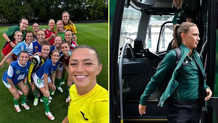Emotional scenes as Irish team arrives in Australia ahead of Women’s World Cup
