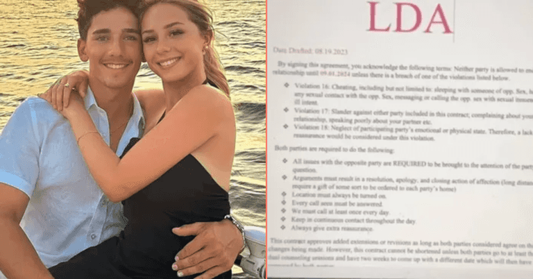 ‘I made my long-distance boyfriend sign a contract – people think I’m psychotic’