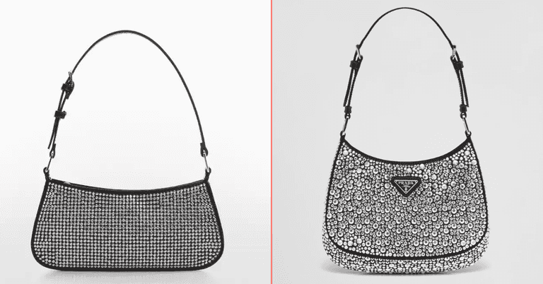Mango has a €30 version of sparkly €3,400 Prada bag in time for party season Mango has a €30 version of sparkly €3,400 Prada bag in time for party season