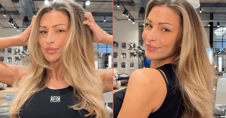 Zara McDermott kicks off the ‘Vanilla Butter’ hair trend for the winter season Zara McDermott kicks off the ‘Vanilla Butter’ hair trend for the winter season