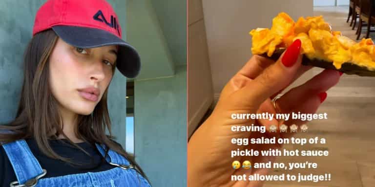 Hailey Bieber reveals her biggest pregnancy craving so far and baby name news