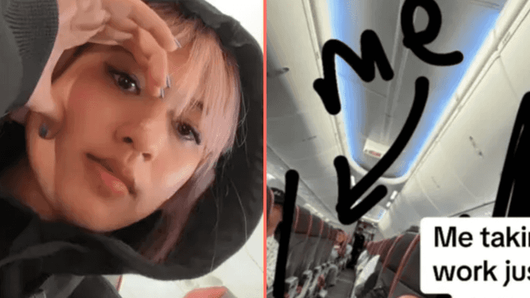 Woman ends up on same flight as boss after taking a sick day Woman ends up on same flight as boss after taking a sick day