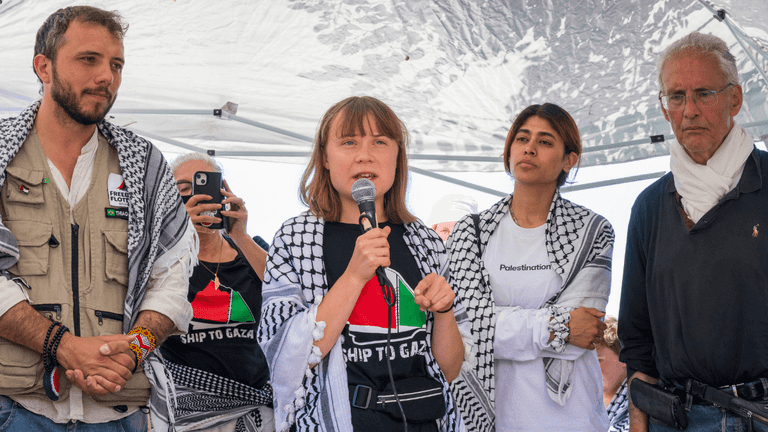 Greta Thunberg sets sail on aid ship to Gaza aiming to break Israeli blockade