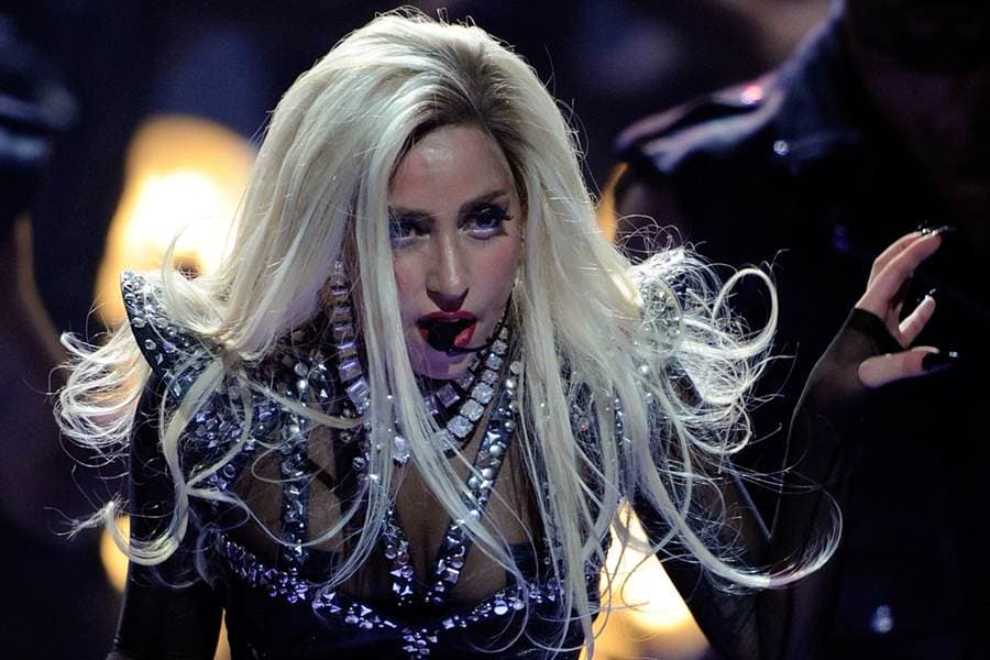Gaga Flashes the Cash for McQueen Dress