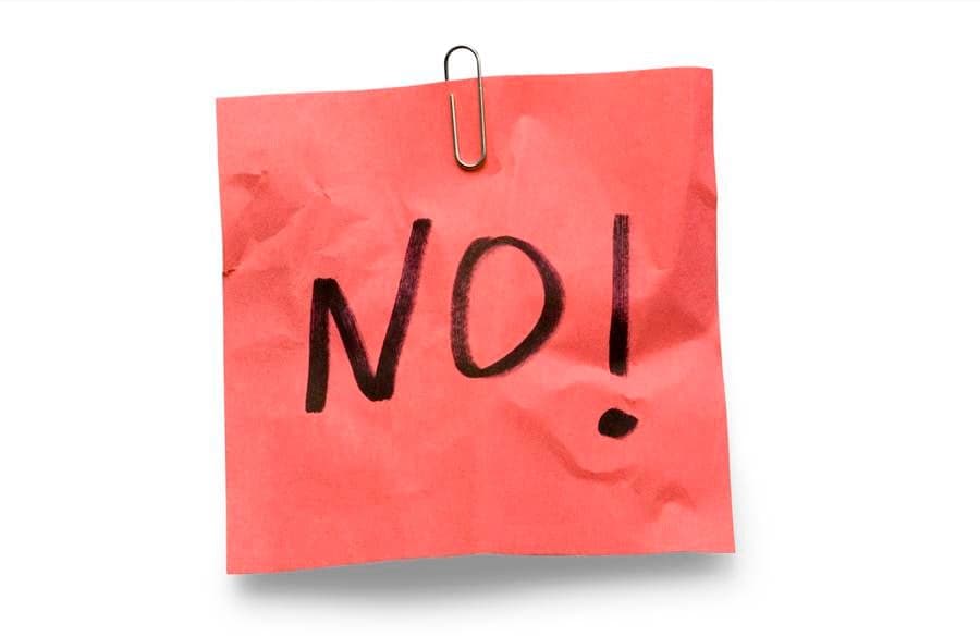 Why Saying No Can Be a Very Good Thing