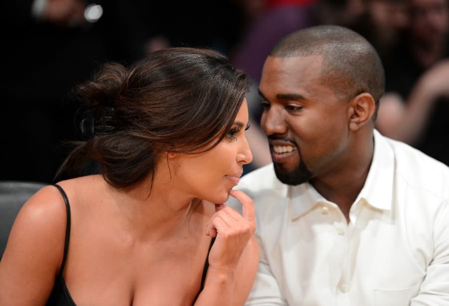Kim and Kanye Laser the Day Away in Santa Monica
