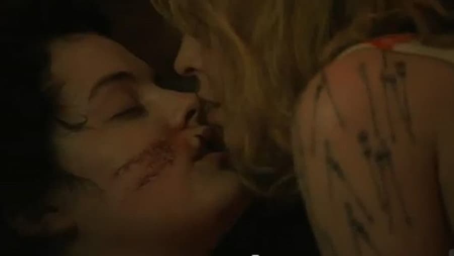 Kylie Minogue Puckers Up For A Lesbian Kiss with Elvis’s Grand-daughter