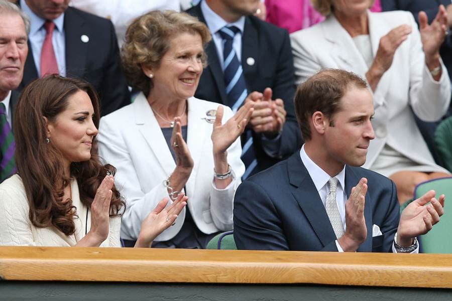 William and Kate Enjoying the Tennis at Wimbledon Today