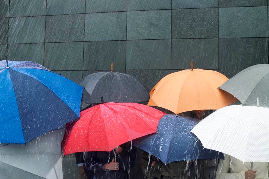 Planning on Heading Out This Weekend? Don’t Forget Your Brolly!