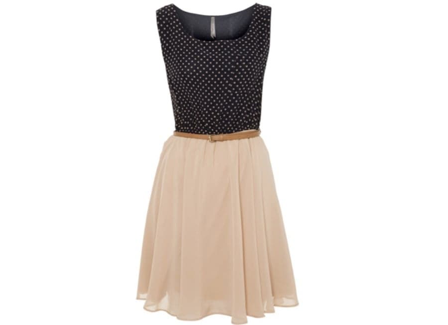 Her Loves… This Contrast Spot Printed Dress from A|Wear