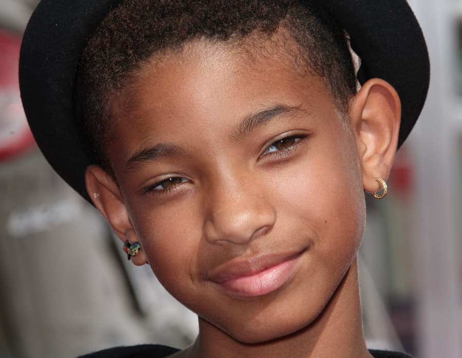 Tired from Whipping Her Hair Willow Smith Takes a Snooze