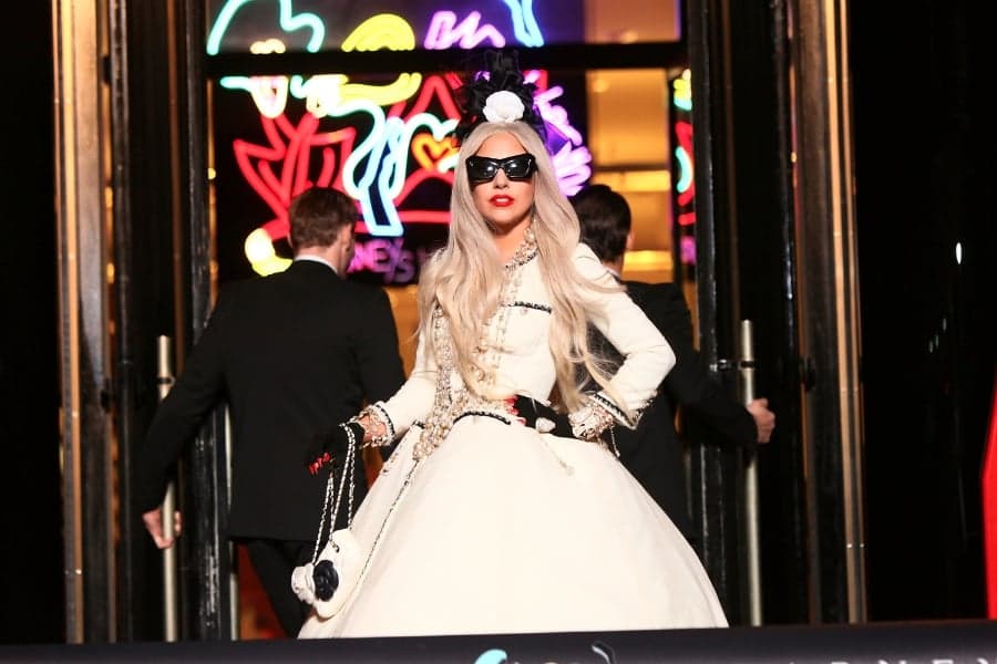 Lady Gaga Treats Her Dog Fozzi Like a Baby and Even Bathes with Him