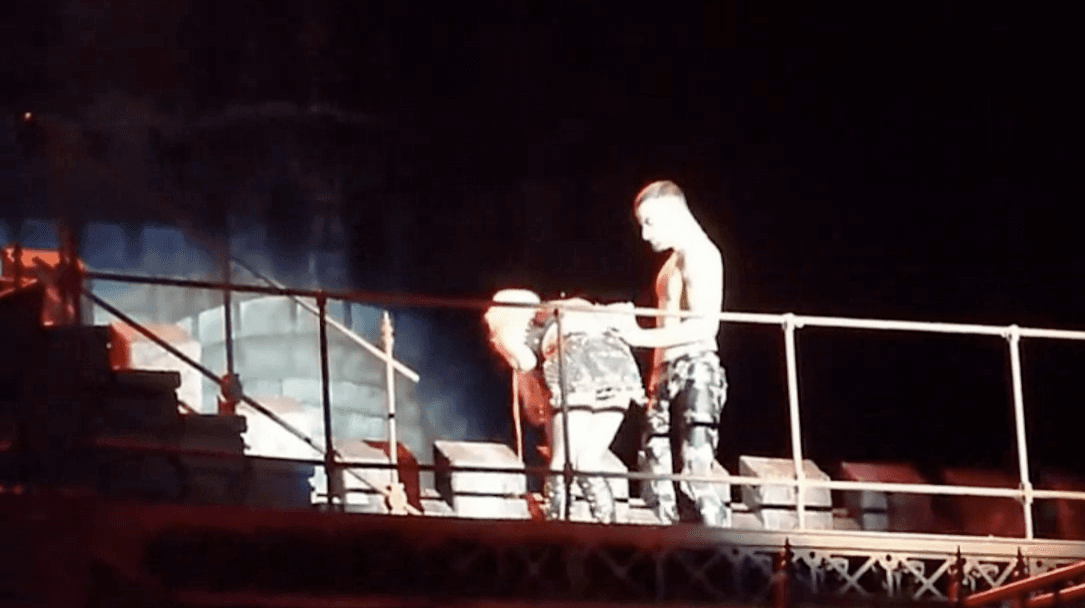 VIDEO: Mother Monster, Lady Gaga Gags On Stage in Barcelona