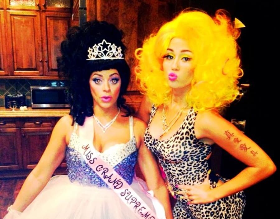 LA Hosts Star-Studded Halloween Bash… And Miley Rocks Up As Minaj