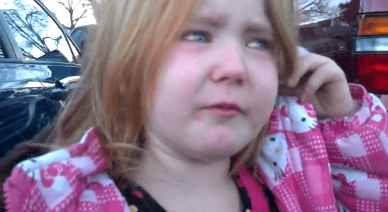 Little Abbie Is Delighted That Bronco Bama Remains President Of The USA