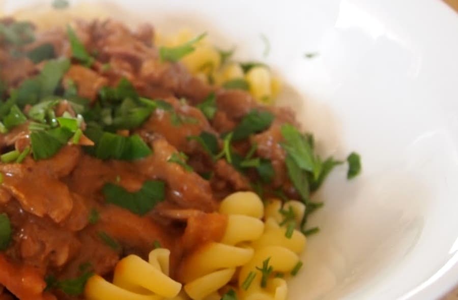 Sunday Supper: Beef Stroganoff With A Soft Stir Of Sour Cream