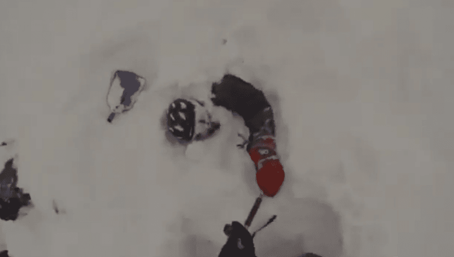 He Saved His Life: Helmet Video Shows Skier’s Amazing Avalanche Rescue