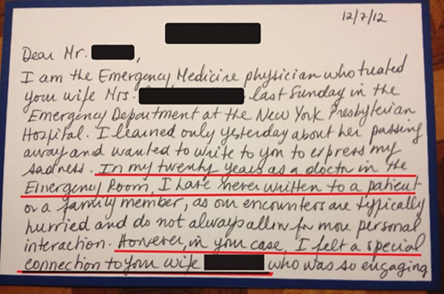 “She Had A Great Spirit” Letter From A Compassionate Doctor To A Bereaved Family Goes Viral