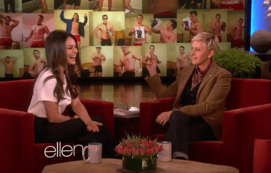 VIDEO: Mila’s All Loved Up! Blushes, Giggles And Cries When Ellen Asks About Kutcher