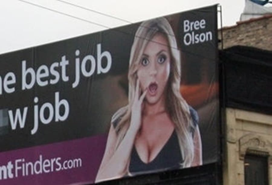 You Can Only Imagine The Wordplay On “Job” This Sex Site Thought Up For Busy Street’s Billboard