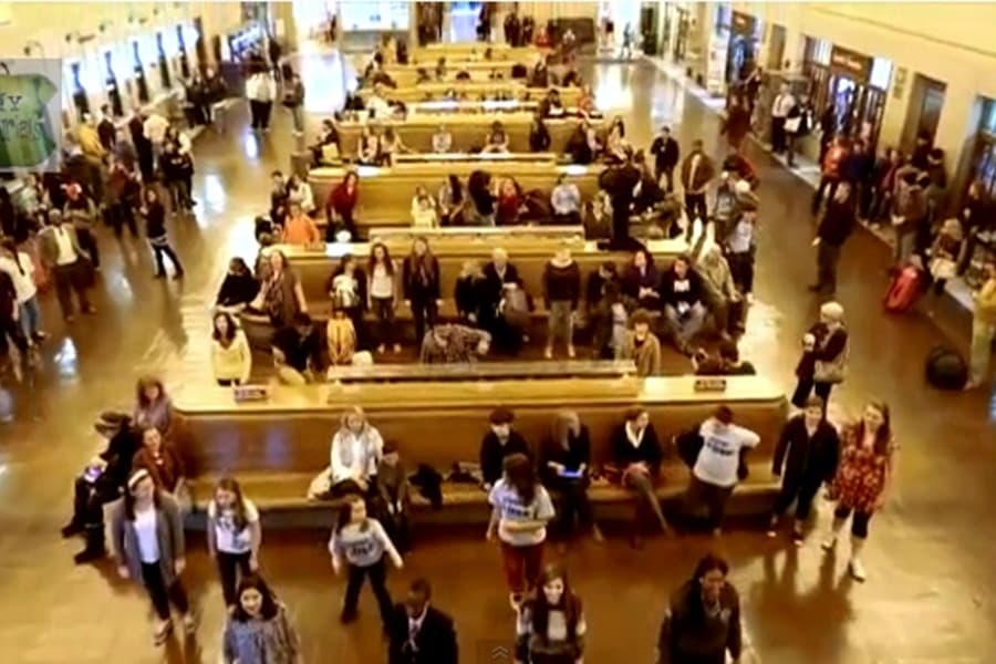 The Definition of Hope: Survivors Celebrate With A Unique Flash Mob