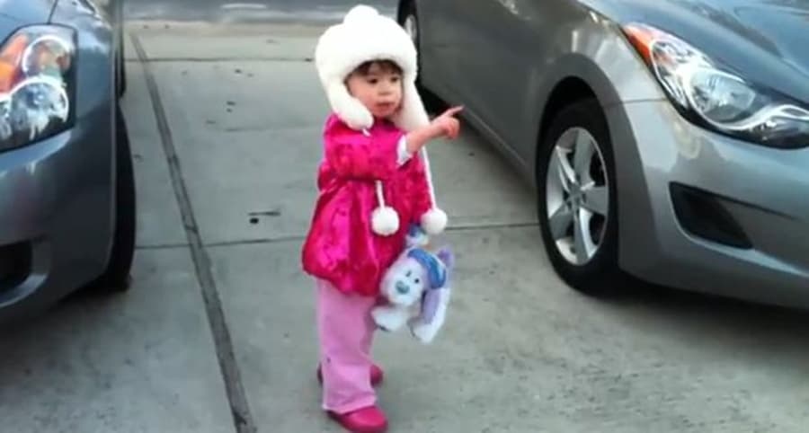 Get Ready to Practice Your “Awww”: Adorable Girl Tries to Catch the Moon