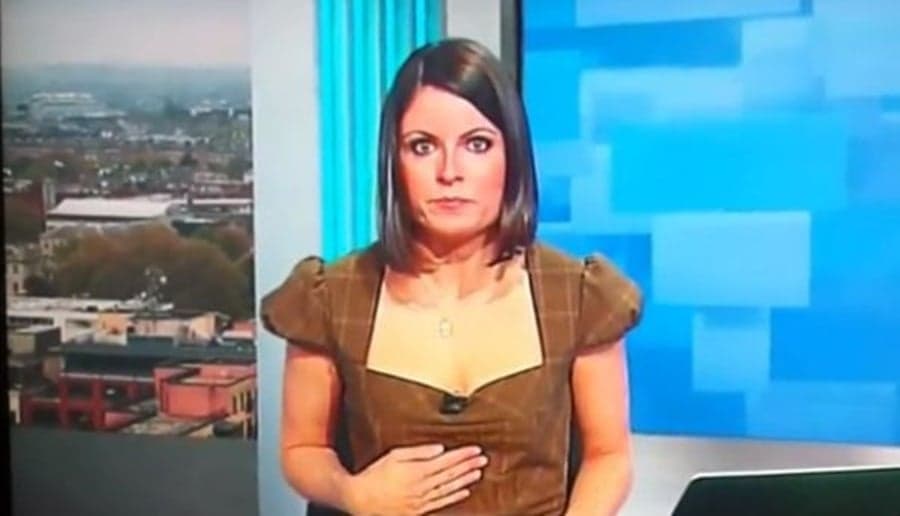 TV3 Newsreader Chokes Live on Air