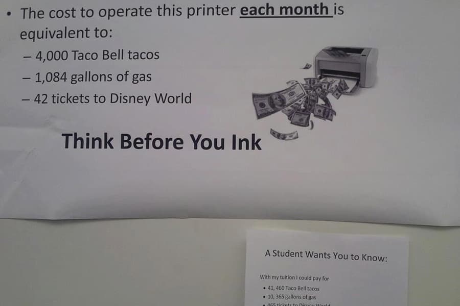 “I’ll Print Whatever I Want!” One Student Tells Their University How It Is