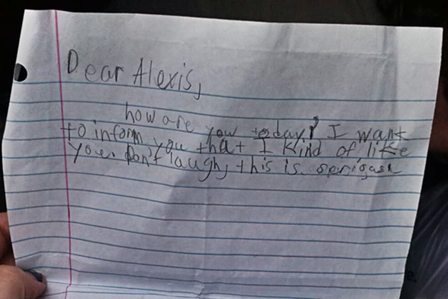 Don’t Laugh, This Is Serious: The Cutest Love Letter We’ve Ever Seen