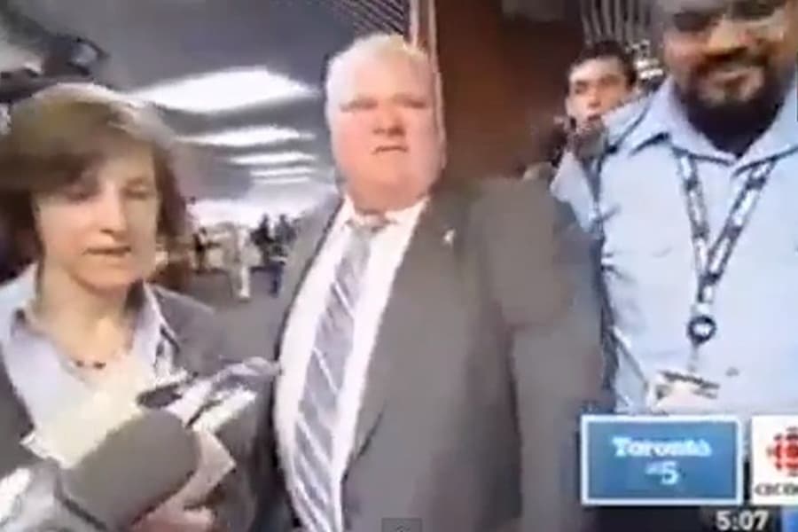 “Oh F**K!” Mayor of Toronto Becomes An Unlikely Viral Star After A Run-In With A Cameraman