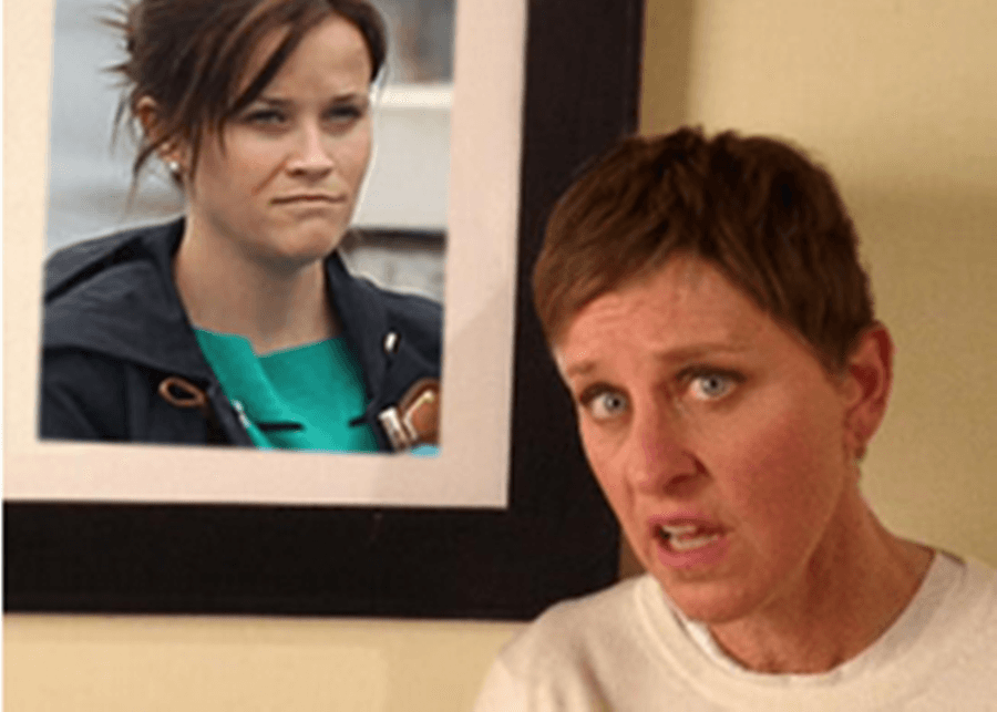 Ellen Is Looking Good! DeGeneres Tweets Photo Of Brunette Solidarity With Reese Witherspoon