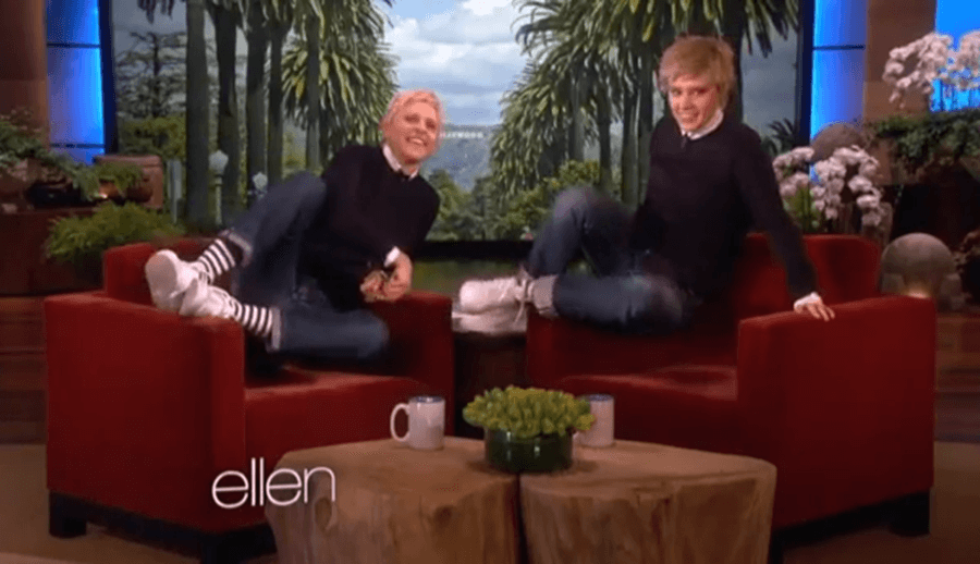 There’s Two of Them: Ellen Faced With ‘Twin’ On Show