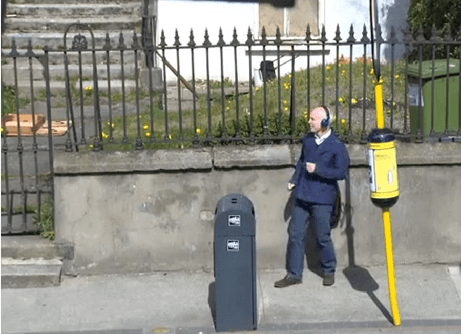 VIDEO: Friday Feeling?! Irish Radio DJ Rocks Out At A Bus-Stop… On His Own