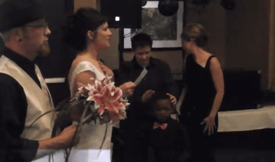 VIDEO: Bride Makes An Emotional Statement And Passes The Bouquet To Her Sister And Lesbian Partner