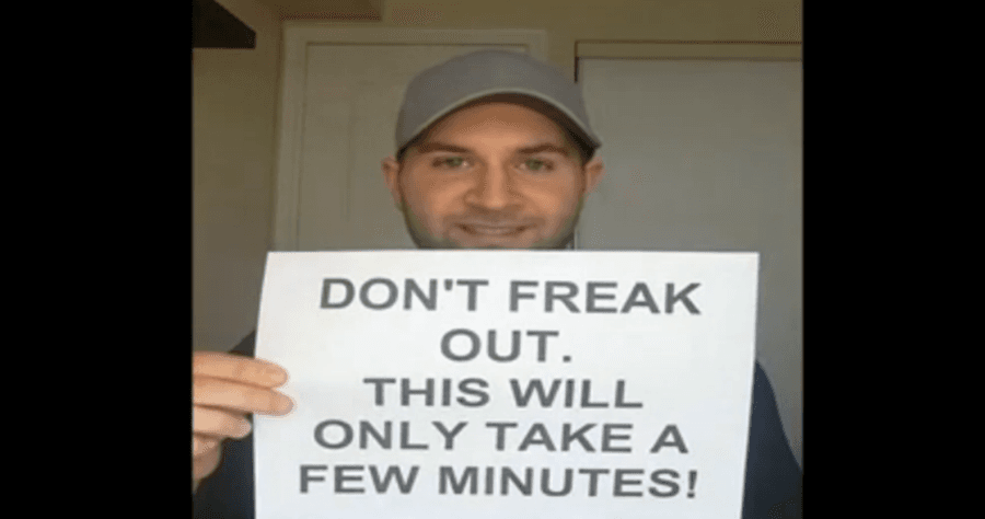 VIDEO: Guy Says Marry Me Without Even Opening His Mouth