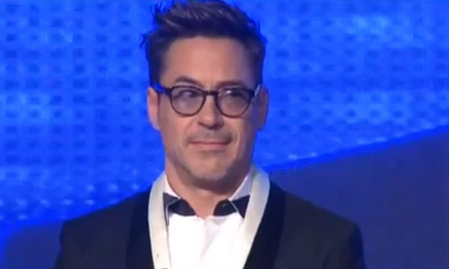 VIDEO: Robert Downey Jr Busts Some Gangnam Style Moves On Stage