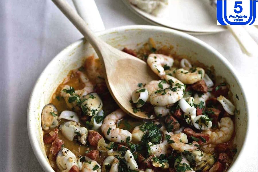 Weight Watchers Recipe Of The Week: Seafood And Chorizo Fricassee