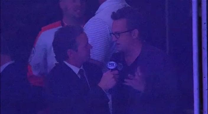 VIDEO: This Is Awkward – Oblivious Reporter Congratulates Matthew Perry On His Show Being Cancelled