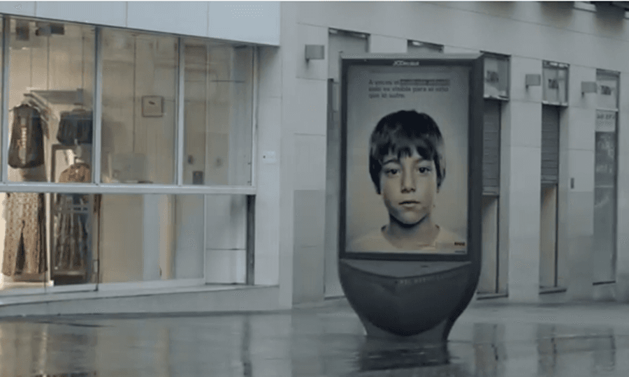 VIDEO: This Anti-Child Abuse Ad Has A Secret Message That Only Kids Can See