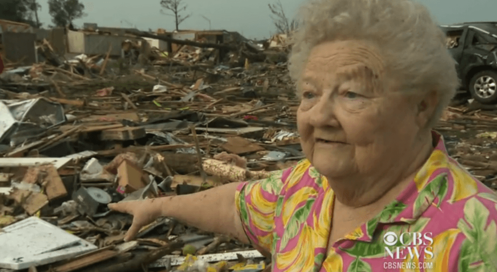 VIDEO: Oklahoma Woman Reunited with Lost Pet After Tornado