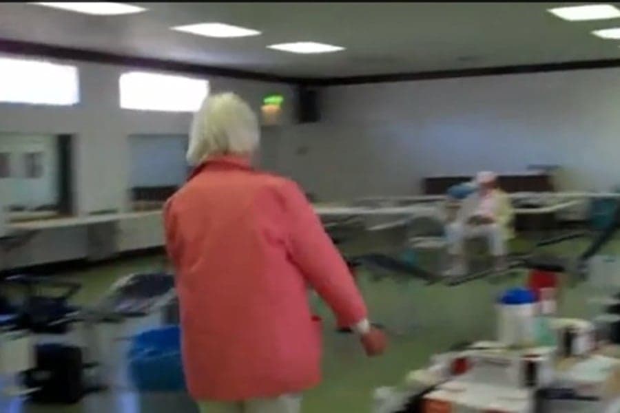 What A Legend: 90-Year-Old Woman Does A Double Backflip!