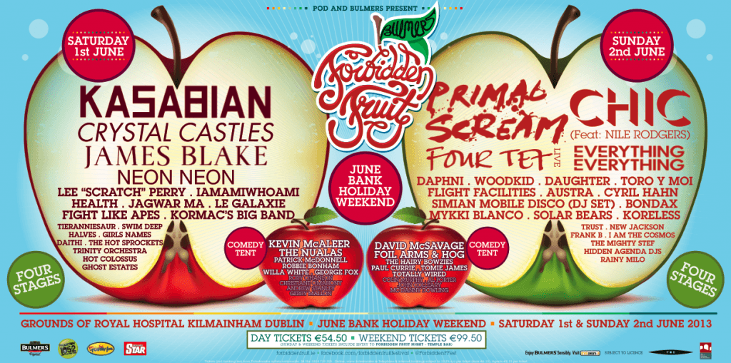 WIN! Tickets to Bulmers Forbidden Fruit 2013 [COMPETITION CLOSED]