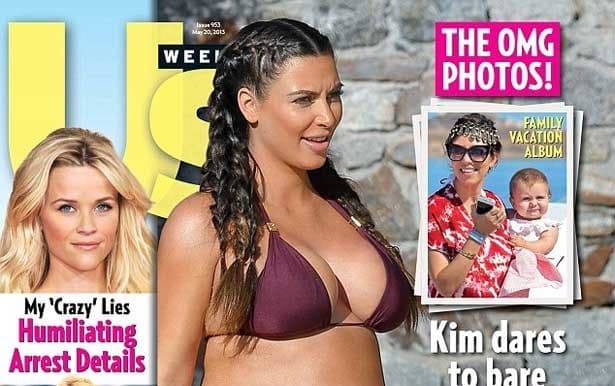 PICTURE: Kim Flaunts It – Kardashian Snapped With That Baby Bump
