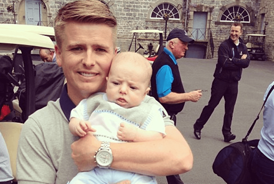 PHOTO: Pippa and Brian Post Pics of Ollie During Golf Day Out