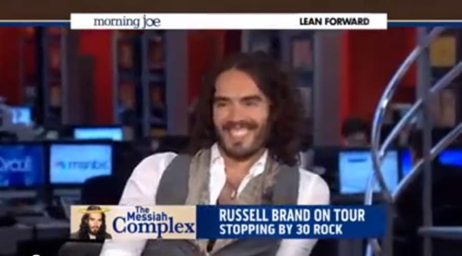VIDEO: Russell Brand Tells The Rude And Mocking MSNBC News Anchors What He Thinks Of Them