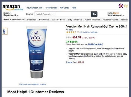 “Removes Hair, Dignity And Self-Respect” – The Best Customer Review You Will Ever See